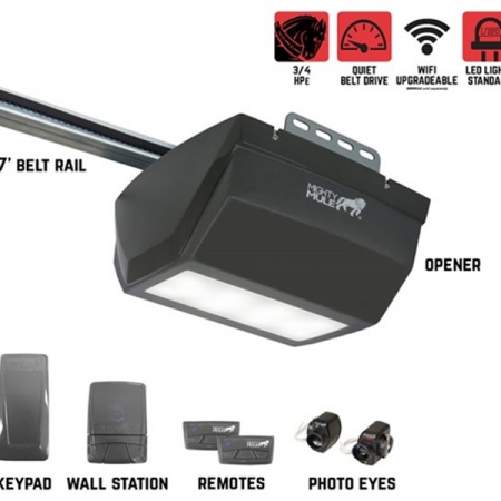 Mighty Mule MM9333H – 3/4 HPe Smart Garage Door Opener